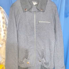メンズブルゾン　チャコール　L