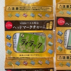 エビス × エル特急 L特急 ヘッドマークチャーム 全12種 フルコンプ 非売品 未使用自宅保管品  の画像