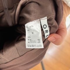 GRL グレイル　配色ステッチ　ハイウエスト　スカート　gc74の画像