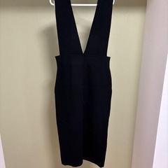 GU　ニットジャンパードレスZ（ブラック）の画像