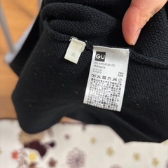 GU　ニットジャンパードレスZ（ブラック）の画像