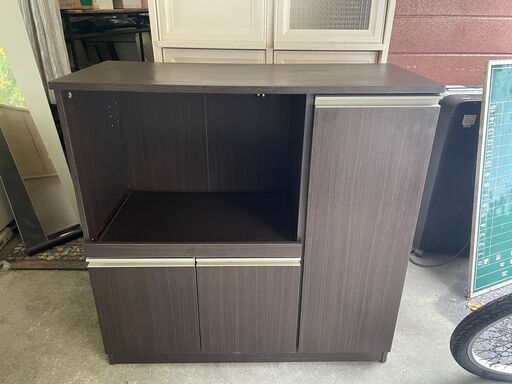 ♦️ニトリ b0227 キッチンボード 食器棚 ブラック 10♦️ | ネットでリサイクルショップなら【関西リユース本舗】