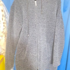 フード付きブルゾン　チャコール　L