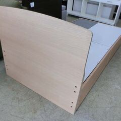 シングルベッドフレーム ナチュラル木目 引出し2杯 BED 収納付きベッド ベット シンプル 札幌 西野店 (モノハウス西野店) 発寒南のベッド《 シングルベッド》の中古あげます・譲ります｜ジモティーで不用品の処分