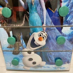 22日、23日引き取り限定価格　ディズニー アナと雪の女王　5段チェストの画像