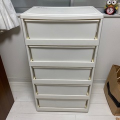 22日、23日引き取り限定価格　ディズニー アナと雪の女王　5段チェストの画像