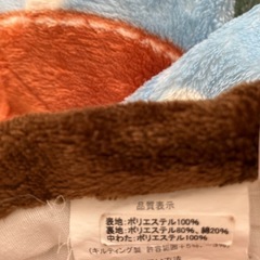 【最終値下げ‼️】ディズニー　チップとデール　キルトラグの画像