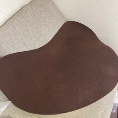 チェアマット　デスクマット　beans ブラウンの画像