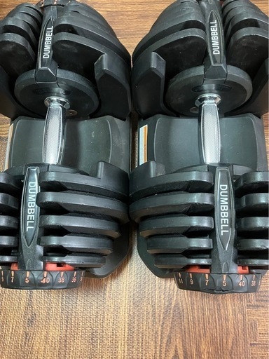 可変式ダンベル40kg×2＋アジャスタブルベンチ
