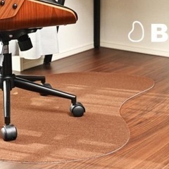 チェアマット　デスクマット　beans ブラウンの画像