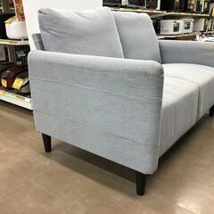 【中古品】イケア　ソファ　グレー　横130㎝　奥行80㎝　高さ70㎝の画像