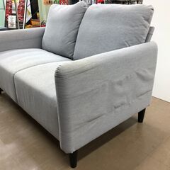 【中古品】イケア　ソファ　グレー　横130㎝　奥行80㎝　高さ70㎝の画像