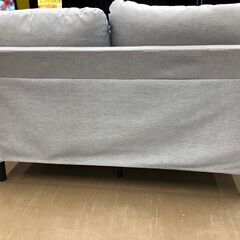 【中古品】イケア　ソファ　グレー　横130㎝　奥行80㎝　高さ70㎝の画像