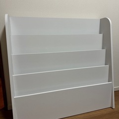 本棚・絵本棚　ホワイトの画像