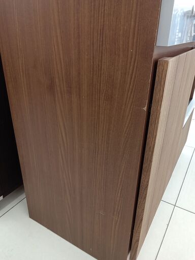 ☆ジモティ割あり☆ UNICO レンジ台 ブラウン H86×D45×W90.5 クリーニング済み HJ5902 (リユース日立店)  日立の収納家具《食器棚、キッチン収納》の中古あげます・譲ります｜ジモティーで不用品の処分