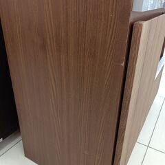 ☆ジモティ割あり☆ UNICO レンジ台 ブラウン H86×D45×W90.5 クリーニング済み HJ5902 (リユース日立店)  日立の収納家具《食器棚、キッチン収納》の中古あげます・譲ります｜ジモティーで不用品の処分