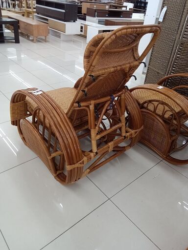 ☆ジモティ割あり☆ 椅子 ブラウン H88×D80-150×W47 クリーニング済み HJ5904 (リユース日立店)  日立の椅子《その他》の中古あげます・譲ります｜ジモティーで不用品の処分