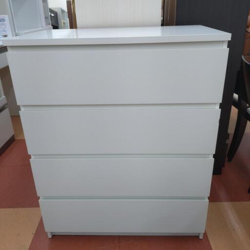 ☆ジモティ割あり☆ IKEA イケア 3段チェスト 白 W79×D42×H95