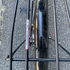 【ほぼ新品】Fitz 自転車（27インチ）＋おまけの飾り用アヒル付きの画像