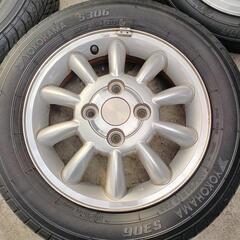 155/65R13　アルミ　タイヤ4本セット　No.116　ラパンの画像