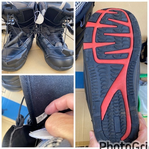 ぷん！送込！スノーボードセット シムス26cmアトミック155cmサロモン ぷん！送込！スノーボードセット シムス26cmアトミック155cmサロモン