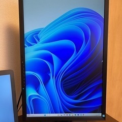パソコンモニタ24.1インチ縦回転可能の画像