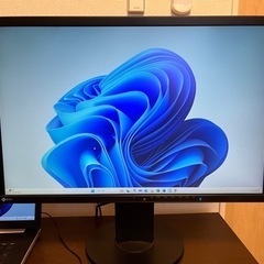 パソコンモニタ24.1インチ縦回転可能の画像