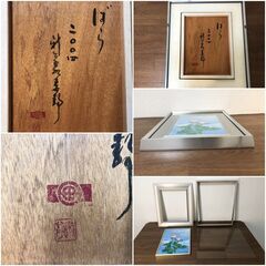 薔薇真作 作者不明 壁アート ばら油彩画リビングルーム装飾 シルバー額付き静物画バラの画像