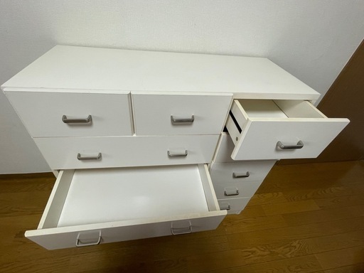 チェスト(白) (Mochizuki ) 片倉町の収納家具《タンス、衣類収納》の中古あげます・譲ります｜ジモティーで不用品の処分