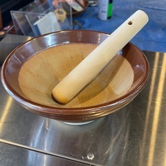 【引き取り限定】中古品　すり鉢　すりこぎ棒　セット　在庫複数有り
