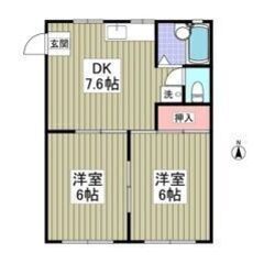  🧡💛フリーレント1ヶ月付き💛🧡39.36㎡の2DK✨鐘ヶ淵駅 ...