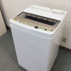（2/16受渡済）JT10147【Haier/ハイアール 6.0㎏洗濯機】美品 2021年製 JW-C60GK 家電 洗濯 簡易乾燥付