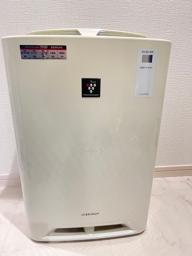 【決まりました】アイボリーSHARP2011年製加湿器付き空気清浄機2011年