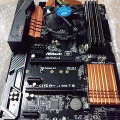 H170マザーボード i7 7700 メモリー16G