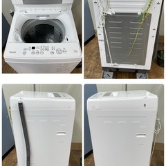 R721 ☀️ 2022年製の高年式♪ TOSHIBA 洗濯機 （4.5㎏） AW-45M9 ⭐ 動作確認済 ⭐ クリーニング済の画像