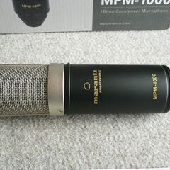 美品 888M マランツプロ コンデンサーマイクロホン ウィンドスクリーン・スタンド・XLRケーブル付属 MPM-1000の画像