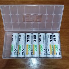 単３充電池７本＋単４充電池10本のセット 1200回繰り返し使える　充電式ニッケル水素電池2800mAh＋1100mAhの画像
