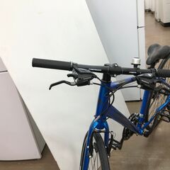 【中古品】MERIDAクロスバイク CROSS WAY100-R 2021年製 グロッシーブルーカラー メソダ 自転車の画像