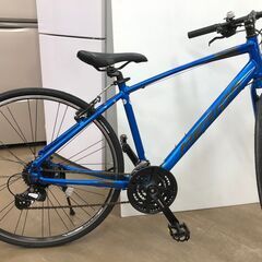 【中古品】MERIDAクロスバイク CROSS WAY100-R 2021年製 グロッシーブルーカラー メソダ 自転車の画像