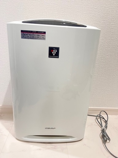 【決まりました】ホワイトSHARP2012年製加湿器付き空気清浄機