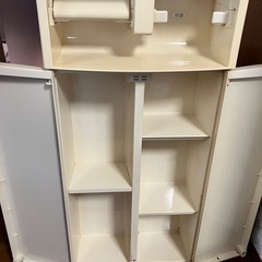 TOTO　陶器トレイつき　抗菌トイレペーパーホルダー２個　収納の画像