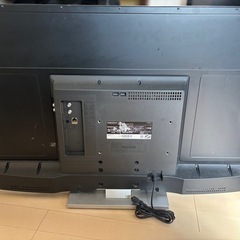 テレビ 39型　シルバーフレームの画像