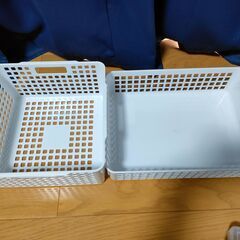 プラスチック カゴ １００均 6つセットの画像