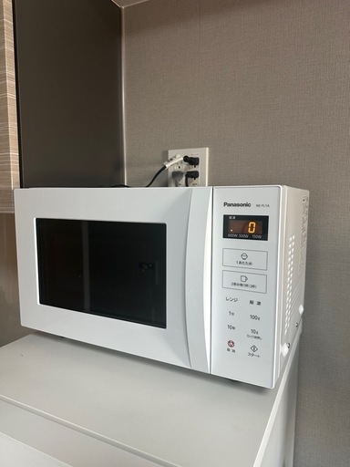 2023年製】Panasonic 電子レンジ NE-FL1A-W ☆保証書あり 生活家電
