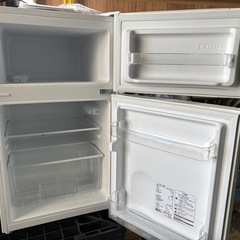 2ドア冷蔵庫　ひとり暮らし用の画像