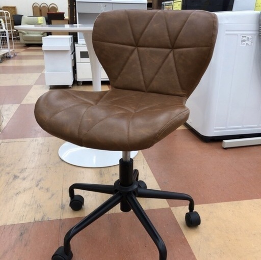 ☆ジモティー割引有☆デスクチェア/BR/レザー調/中古品③ (ドリーム次屋店) 塚口の椅子《チェア》の中古あげます・譲ります｜ジモティーで不用品の処分