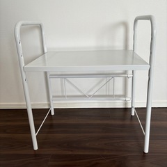 【お譲り先決定】レンジ上ラック 横幅伸縮タイプ