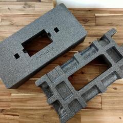 発泡スチロール。エコフロー、ポータブル電源の梱包材の画像