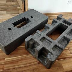 発泡スチロール。エコフロー、ポータブル電源の梱包材の画像