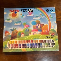 ぺんてる　クレパス　クレヨン　36色